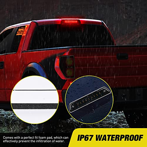 Image of Nilight Third Brake Light for Ford F-150 2009-2014, Smoked Lens