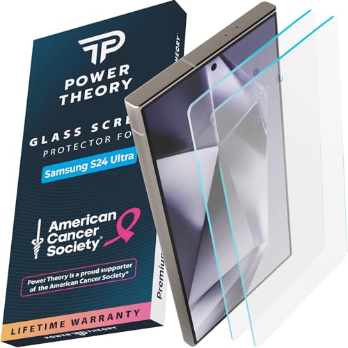 Protection d'écran Samsung S24 Ultra en verre trempé 9H sans bulles lot de 2
