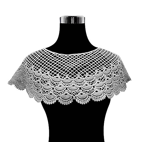 Elegtiskas Wedding Shawl Wrap Shoulder Cover Up Hollow Shawl Mini Cape for Women Girls3