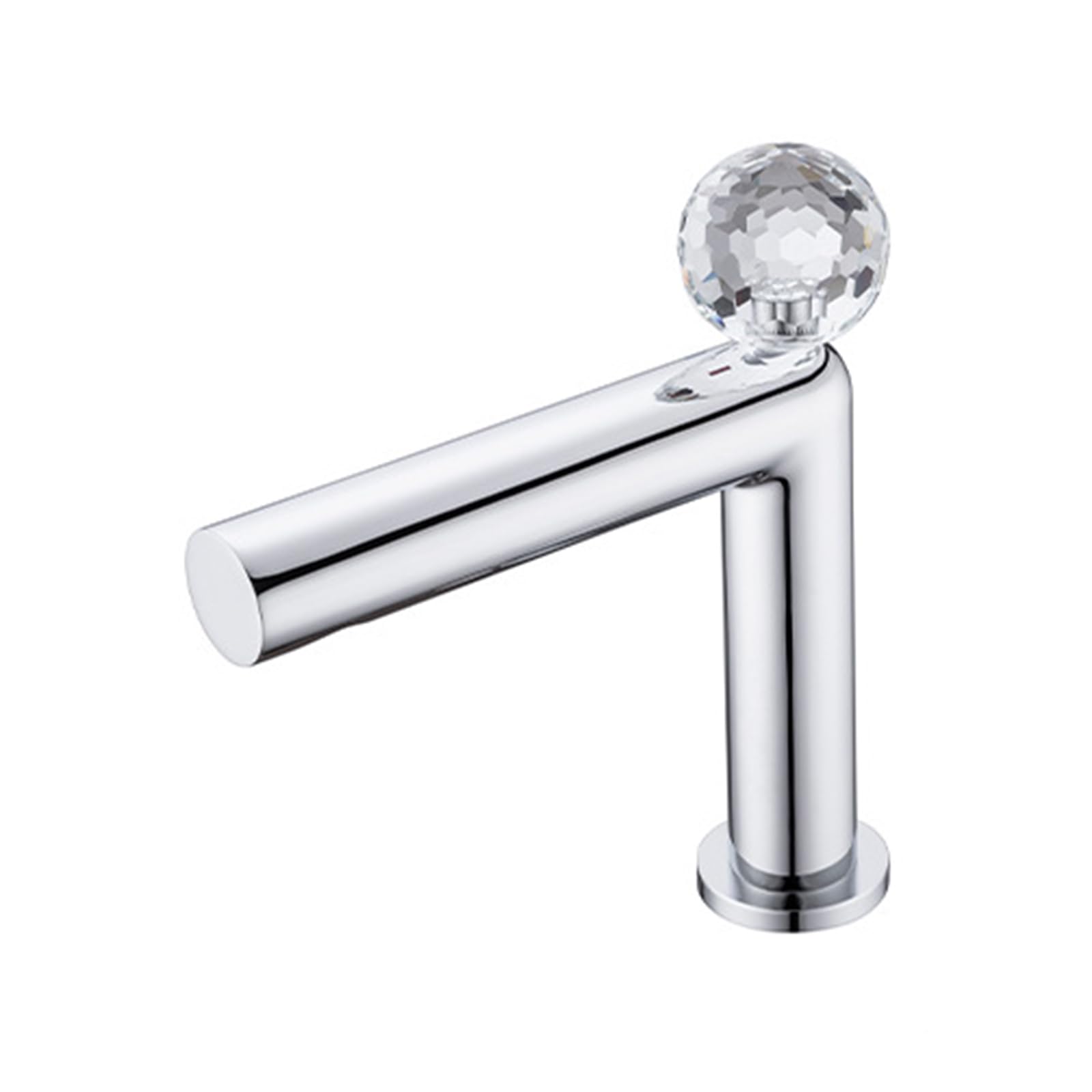 BiaoTeng Basin Mixer Tap Chrome Hot and Cold G1/2 Connection Brass Bathroom Basin Mixer Taps One Hole