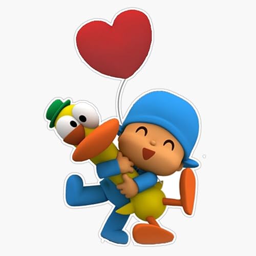 Miniatura 1 de Pocoyo Love - Calcomanía de vinilo para parachoques (5 pulgadas)