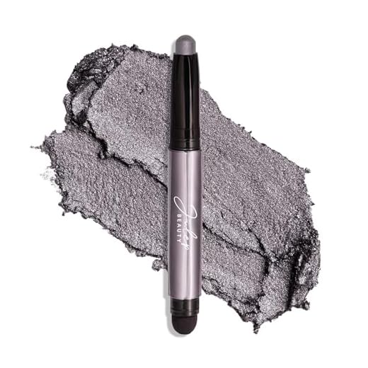 Julep Eyeshadow 101 Crème to Powder Waterproof Eyeshadow Stick, Smoky Grey Shimmer