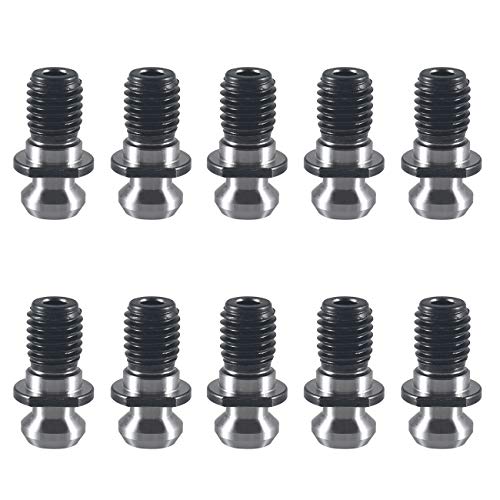 Mingdun 10pcs CAT40 45° 5/8-11 Pull Stud Retention Knob Fits Mazak Fadal CAT40 CNC