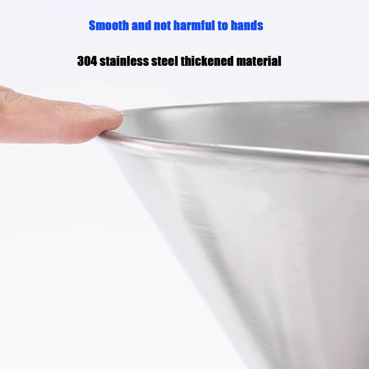 Embudo de Acero inless con nd, Herramienta de llenado de Altura Ajustable para Bolsas de vacío, rampa Ancha de la Boca de 10cm, dispensador Manual Duradero para líquidos y Polvos