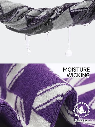 Dress Socks Combed Cotton Anti Odor Quick Dry Moisture Wikcing Size 8-13 Crew Socks4