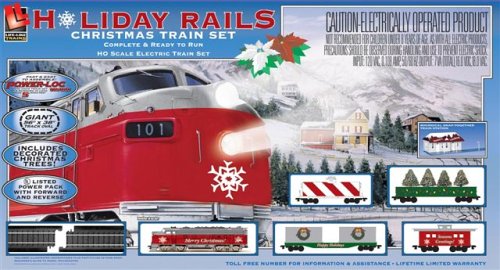 Life-Like Trains HO Scale Holiday Rails 