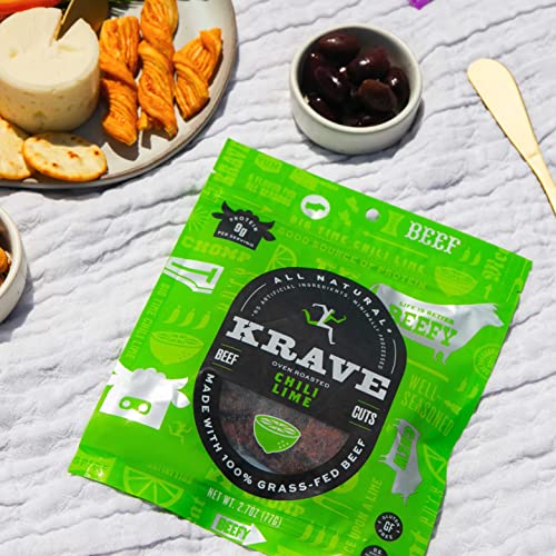 Krave Jerky Variety Favorites Beef And Pork 4 Pack | Premium Chef Crafted Meat Cuts With Unique Flavors And No Msg | High Protein, Gluten Free | Pack Of 4 2.7Oz Bags #TOP6