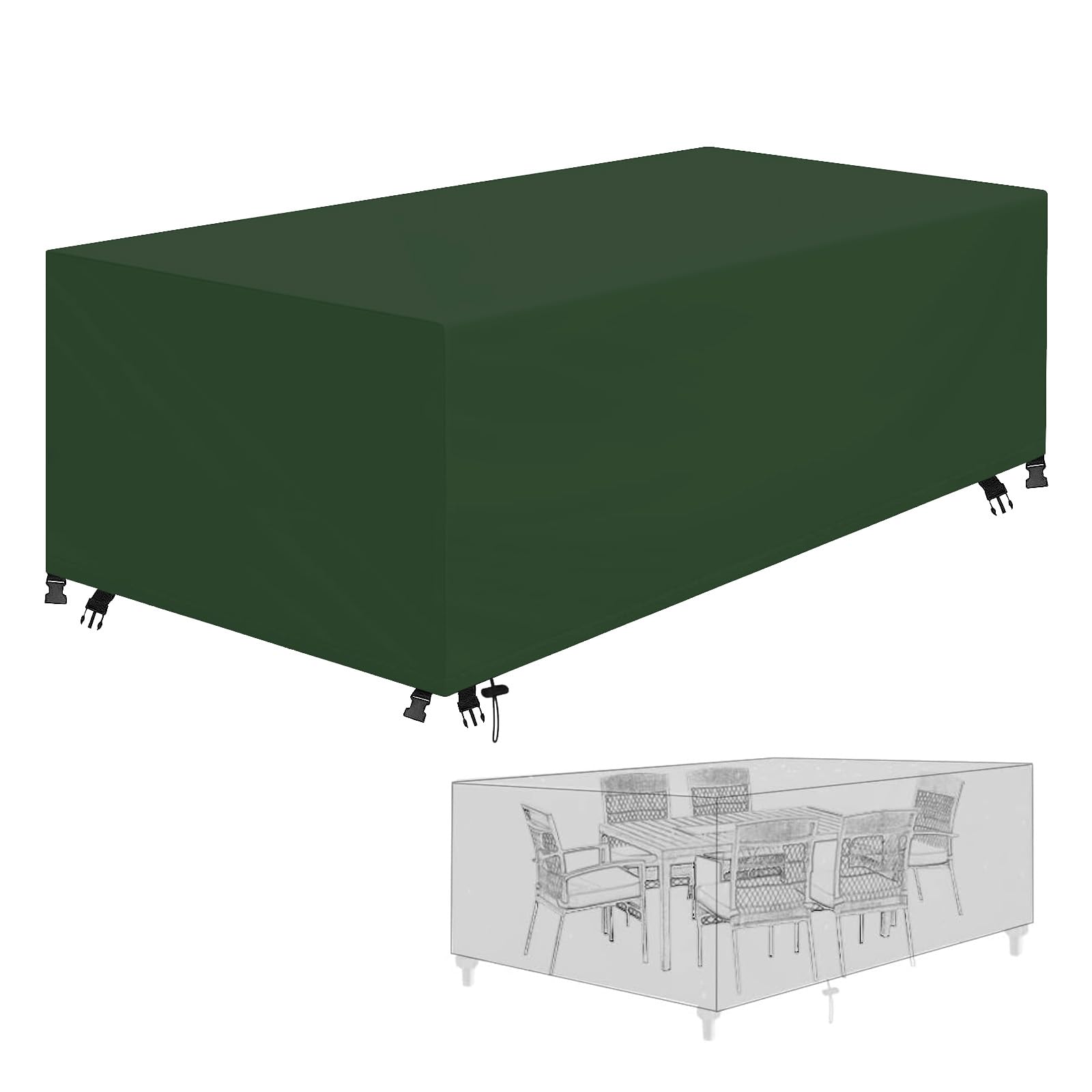 Housse de protection pour meubles de jardin pour abriter votre salon l'hiver