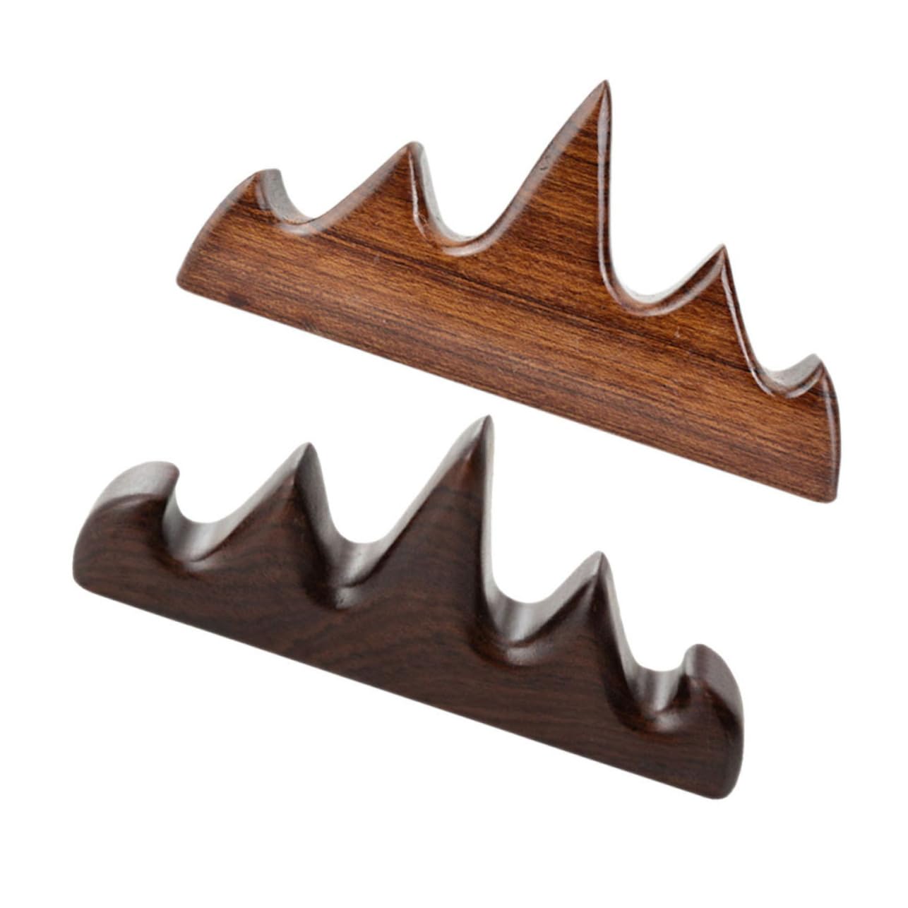 Operitacx 4 Sätze Holz Pinselhalter Bergform Praktischer Für Kalligraphiestifte Und Malpinsel Stabiler Pinselablage Für Schreibtisch Und Kunstbedarf Für Anfänger Und 2 Stücke * 4