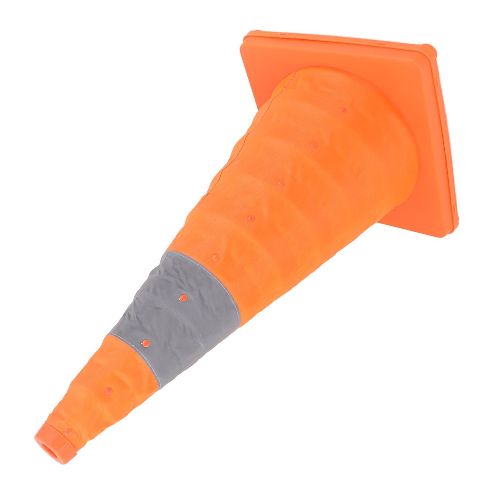 Paquet de 4 Cônes de Signalisation Pliables de 28 Pouces avec Colliers Réfléchissants, Cône de sécurité Pop-Up Polyvalent pour la Formation des Conducteurs
