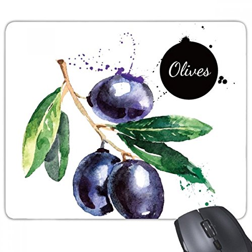 Tapis de souris jeu beatChong olives aquarelle, le cadeau rectangulaire id&eacute;al