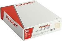 Vista 3 de Pendaflex Manila - Carpetas de cierre con pestaña final, tamaño carta, 2 sujetadores, Manila, corte recto, 50/BX (H10U13) (paquete de 5)