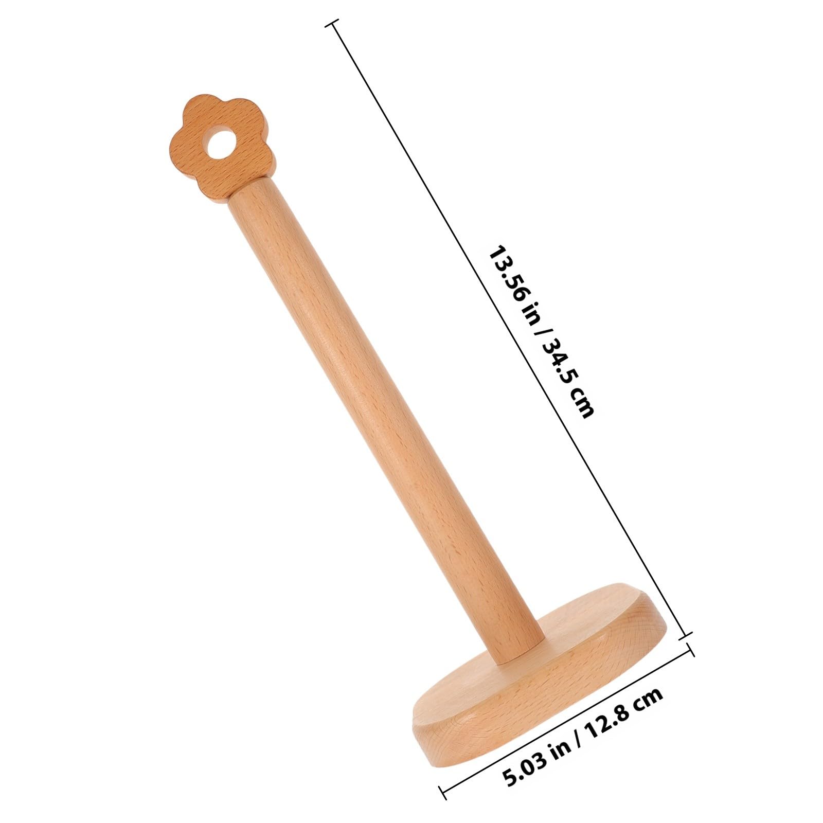 Haargummi Halter Holz mit Viel Platz für Haarbänder und Accessoires