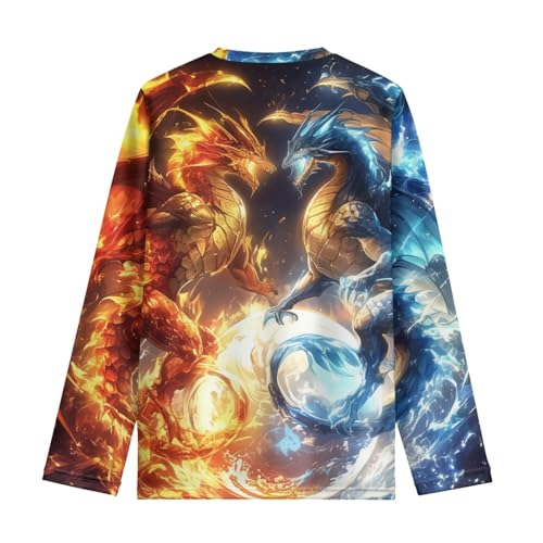 HUIACONG Kids Long Sleeve Shirt for Boys Girls T Shirt2