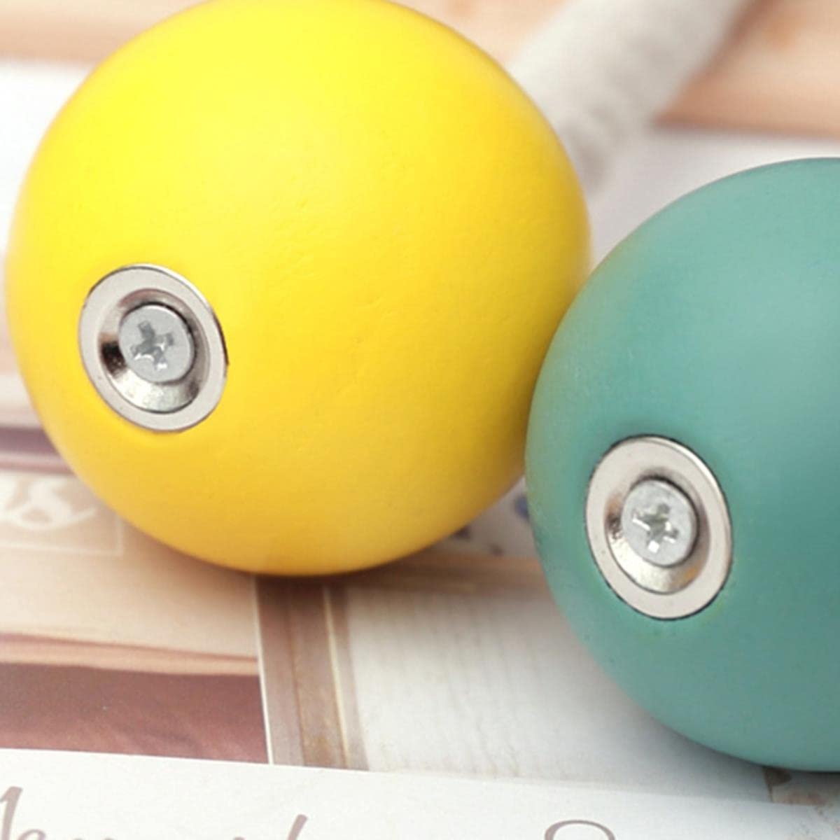 2 pcs Magnétique Rideau Embrasse Titulaire Boucle Clip Boule en Bois Décoratif Attache Retour pour Fenêtre Sangle Draperies Rideau Accessoires-D