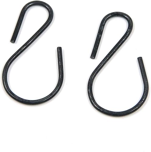 Vista 48 de T Tulead 40 piezas de mini ganchos ligeros S ganchos de hierro para colgar joyas de 1 x 0.7 pulgadas