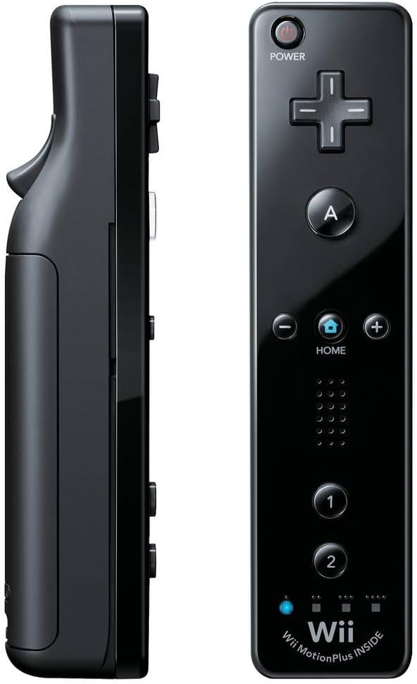 Nintendo Wii Remote Plus - Black (Renewed)
