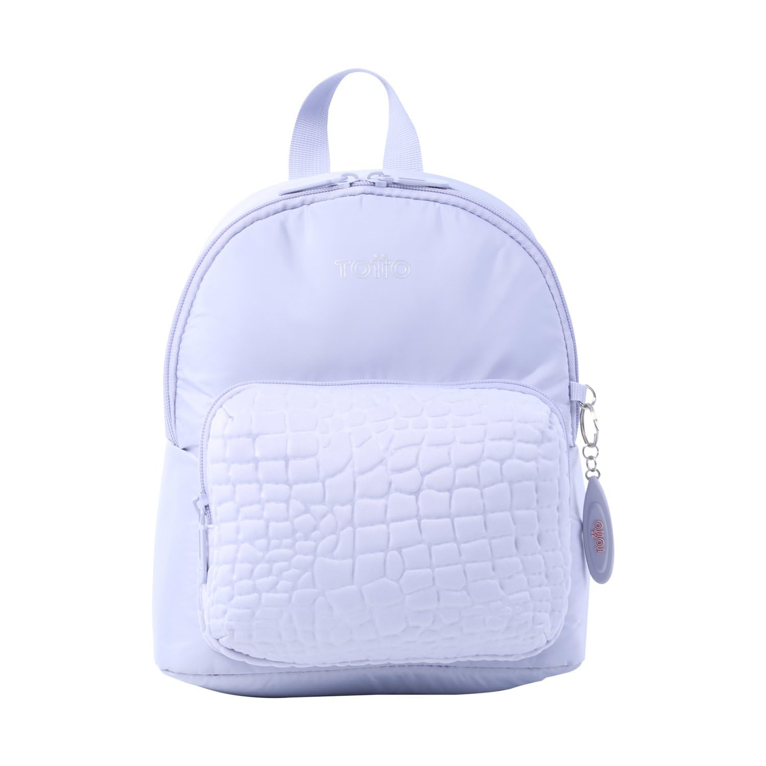 TOTTO - Mochila para Ordenador Portátil de 13 Pulgadas, Modelo Baltra, Capacidad 7 L, Compartimento Principal, Bolsillo Delantero con Cremallera, Correas Ajustables Sinfín, Color Halogen Blue