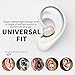 NENRENT S570 Bluetooth Earbud,Smallest Mini Invisible V4.1 Wireless Bluetooth Earpiece Headset Headphone Earphone with Mic Hands-Free Calls for iPhone iPad Samsung Galaxy LG HTC Smartphones 1pcs(Nude)