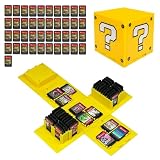 BAYINBROOK Switch Spiele Aufbewahrungsbox – 41 Karten Slots, Kompakte Tragbare Hülle mit Pop-Up Design, Robustes ABS Material, Reisegeeignet (A)