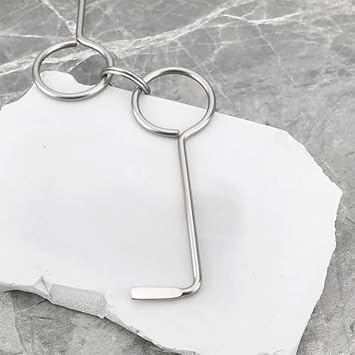 HpLive Lock Pick Set 2-Piece Stainless Steel 4.8mm