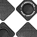 Anti Vibration Pads for Washing Machine - 4pc - Prevent Your Washer and Dryer From Walking and Reduce Noise - High Friction Hard Wearing Square Rubber Foot Pads - By Steadylizer