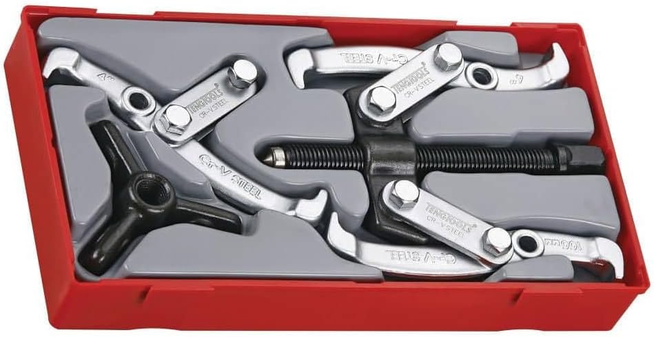 Teng Tools 2 Piece Combination Puller Set - TT804 Silver