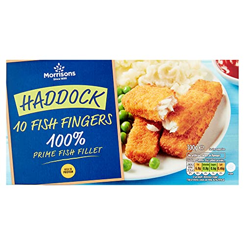 Morrisons Haddock Fish Fingers, 10 x 30g (Frozen)
