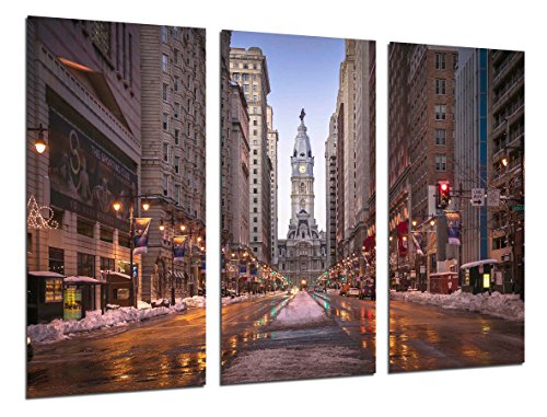 Poster Fotográfico Calle Nueva York, New York Invierno Tamaño total: 97 x 62 cm XXL