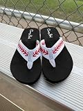 Cocomo Soul Rhinestone Baseball Flip Flops | Baseball Sandals | Baseball Mom Flip Flops (9)