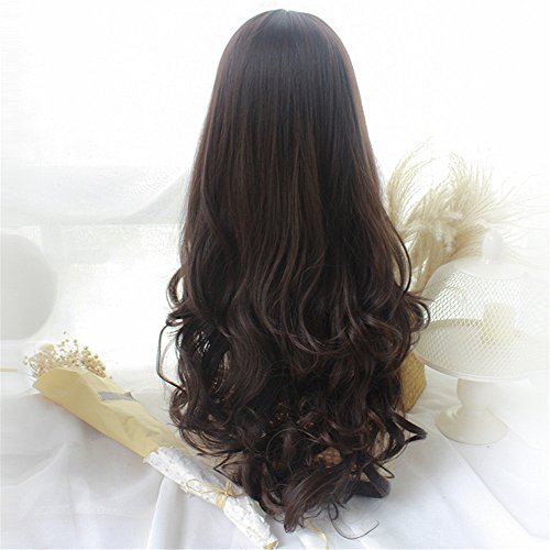 Mojun Long Curly Wig Wavy Hair Heat Resistant Wig For Cosplay Party Costume #TOP4