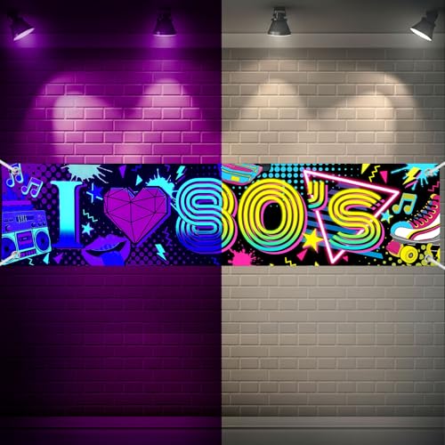 Hahafelt I Love 80s Banner