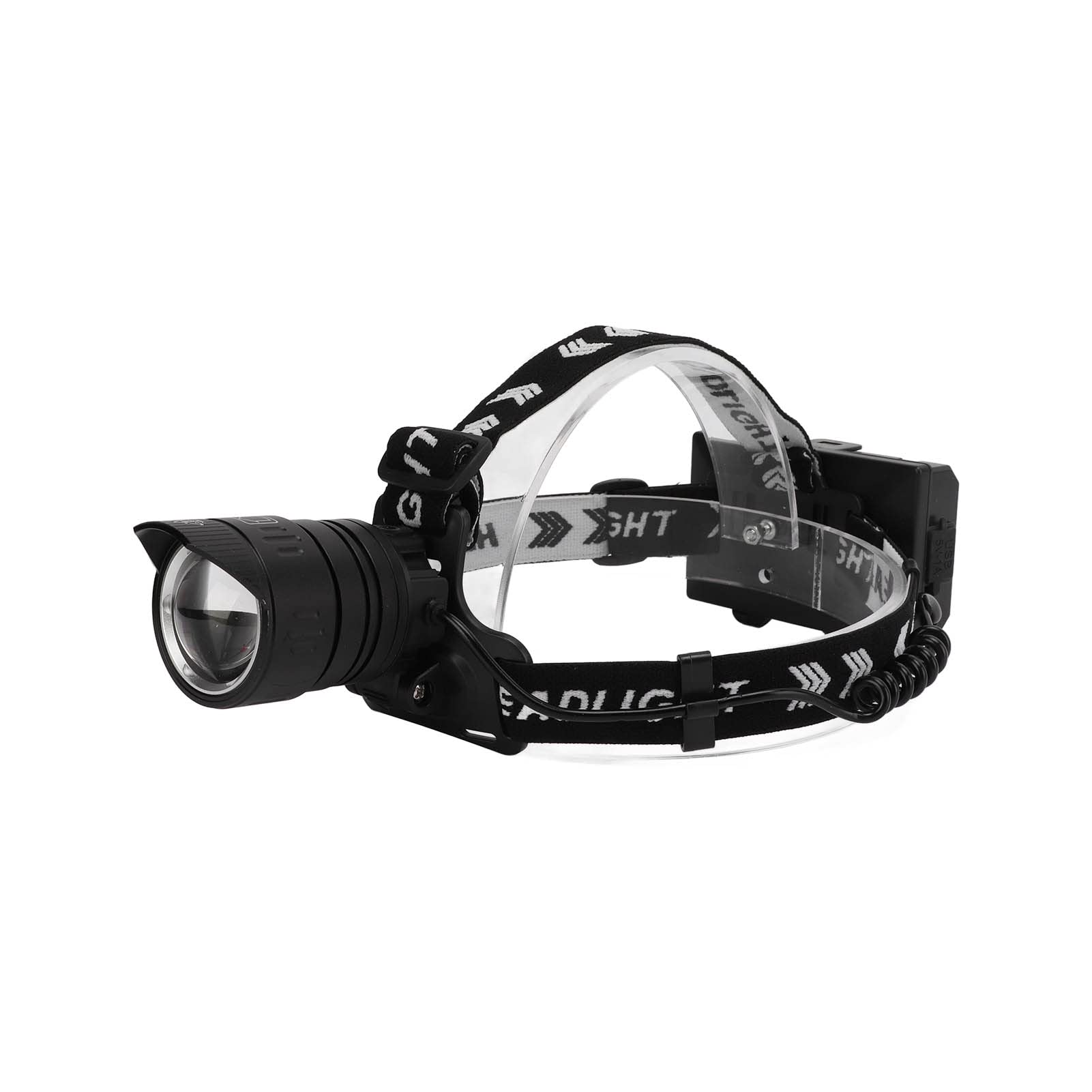 Pochodnia głowa mocne wodoodporne doładowanie czujnika LED Regulowana lampa głowica IPX5 Wodoodporna aplikacja do kempingu na świeżym powietrzu robót aluminium aluminium