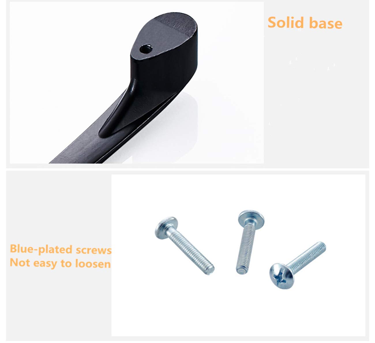 Lot de 10 poignées de placard, poignées de placard en alliage de zinc, boutons de tiroir de porte, poignées de meubles, pour placard de cuisine, placard (distance des trous 128 mm) (distance des trous