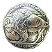Buffalo Nickel Large Coat Buttons Metal 19mm 3/4" 6 Piece Set