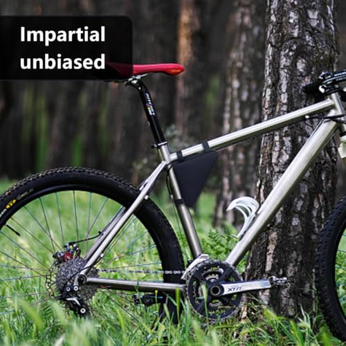 JJiaoLinin Bike Frame Triangle Bag,Cycling Waterproof Front Handlebar Bag Waterproof Bike Frame Bag Cycling Bicycle Frame Bag Bikepacking for Mountain Bike Bicycle Cycling - Image 6