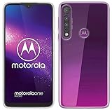 cofi1453® Silikon Hülle Basic kompatibel mit Motorola ONE Macro Hülle TPU Soft Handy Cover Schutz Transparent