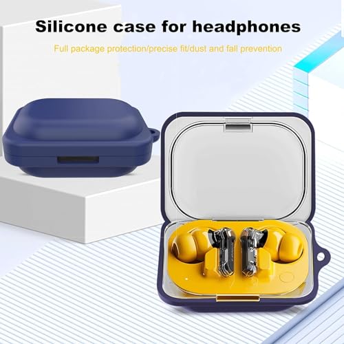 Image of Styleoxx Soft Silicone Earbuds Case Cover For Nothing Ear (A) -Black