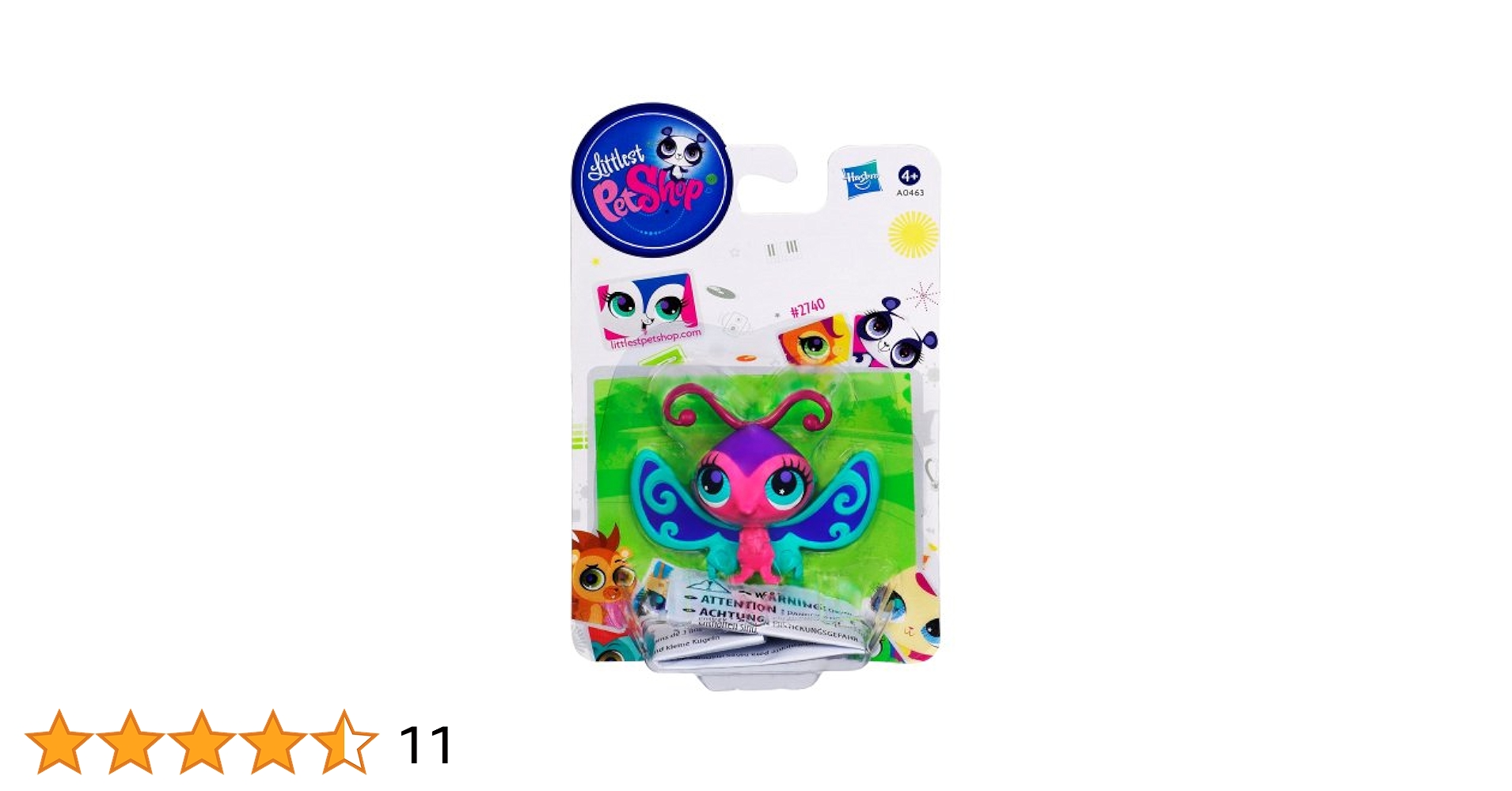 (未使用･未開封品)　ハスブロ社　リトルペットショップ　♯2740　Butterfly  ブライス・リカちゃんのペットに 60wa65s ハスブロ社 リトルペットショップ ♯2740 Butterfly ブライス
