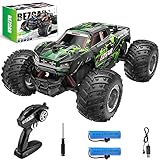BEZGAR 20 Toy Grade 1:20 Scale Remote Control Car,2WD Top Speed 15 Km/h Electric Toy Off Road 2.4GHz RC Monster Vehicle Truck Crawler with Two Rechargeable Batteries for Boys Kids and Adults