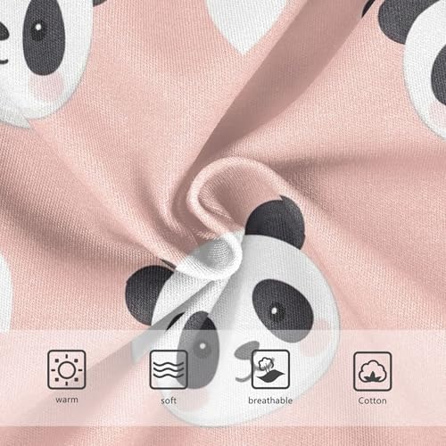 Cute Panda White Hearts Pink Girls Underwear Toddlers 2t Cotton Panties Little Girl Cartoon Briefs Undies Kids3