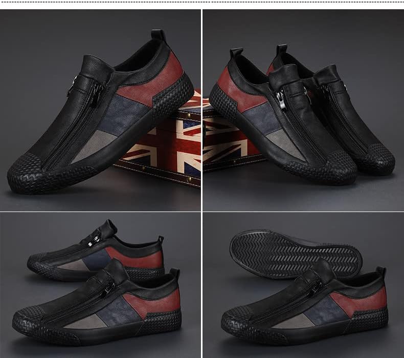 AngryMonkey Men's Low Top Hopomart Sport Shoes,Non-Slip Good Arch Lightweight Breathable Travel Casual Walking Shoe - Image 3