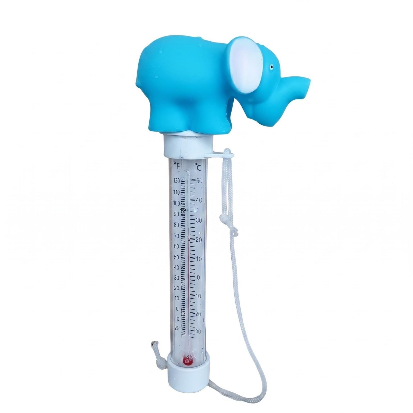 Clear Body Floating Pool Thermometer Tether Included Cartoon Pool Thermometer Corded Temperature PVC, Elephant|Home & Garden|Yard Garden & Outdoor Living-picture-27