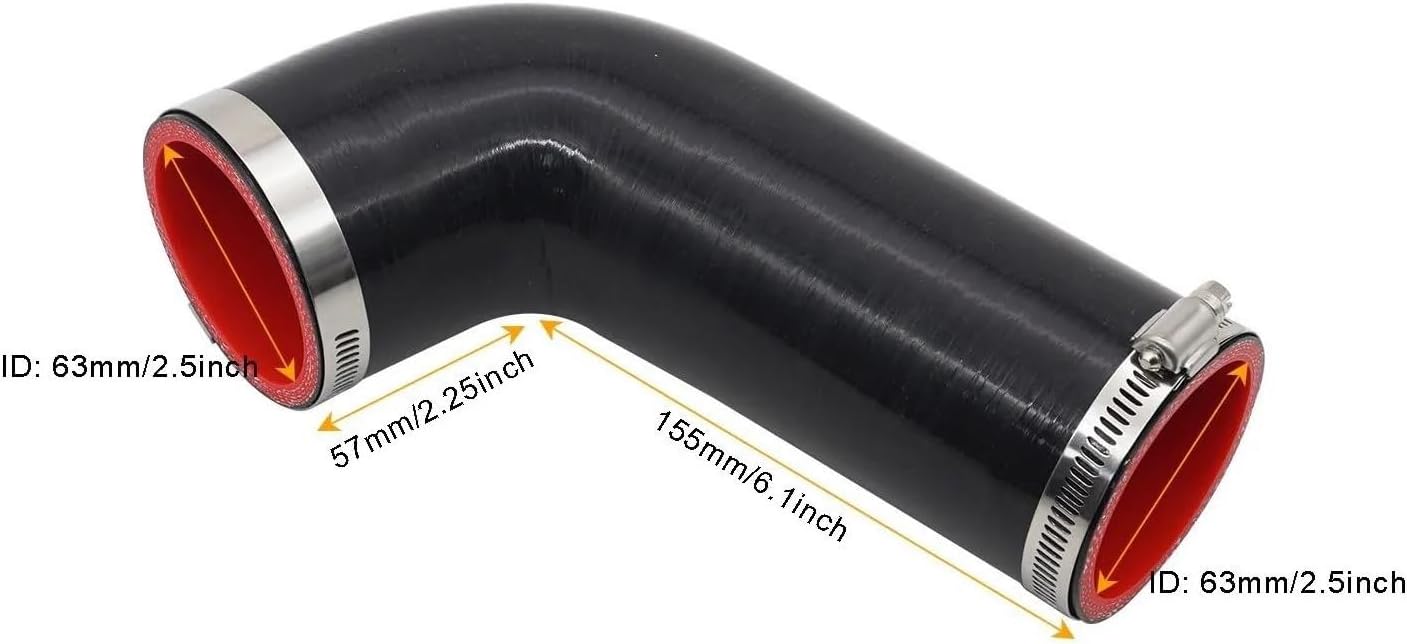 インテークパイプ 車のシリコーン吸気ホース ゴルフ GTI MK7 EA211 1.2 1.4 エンジン用パサートジェッタ 車インテ