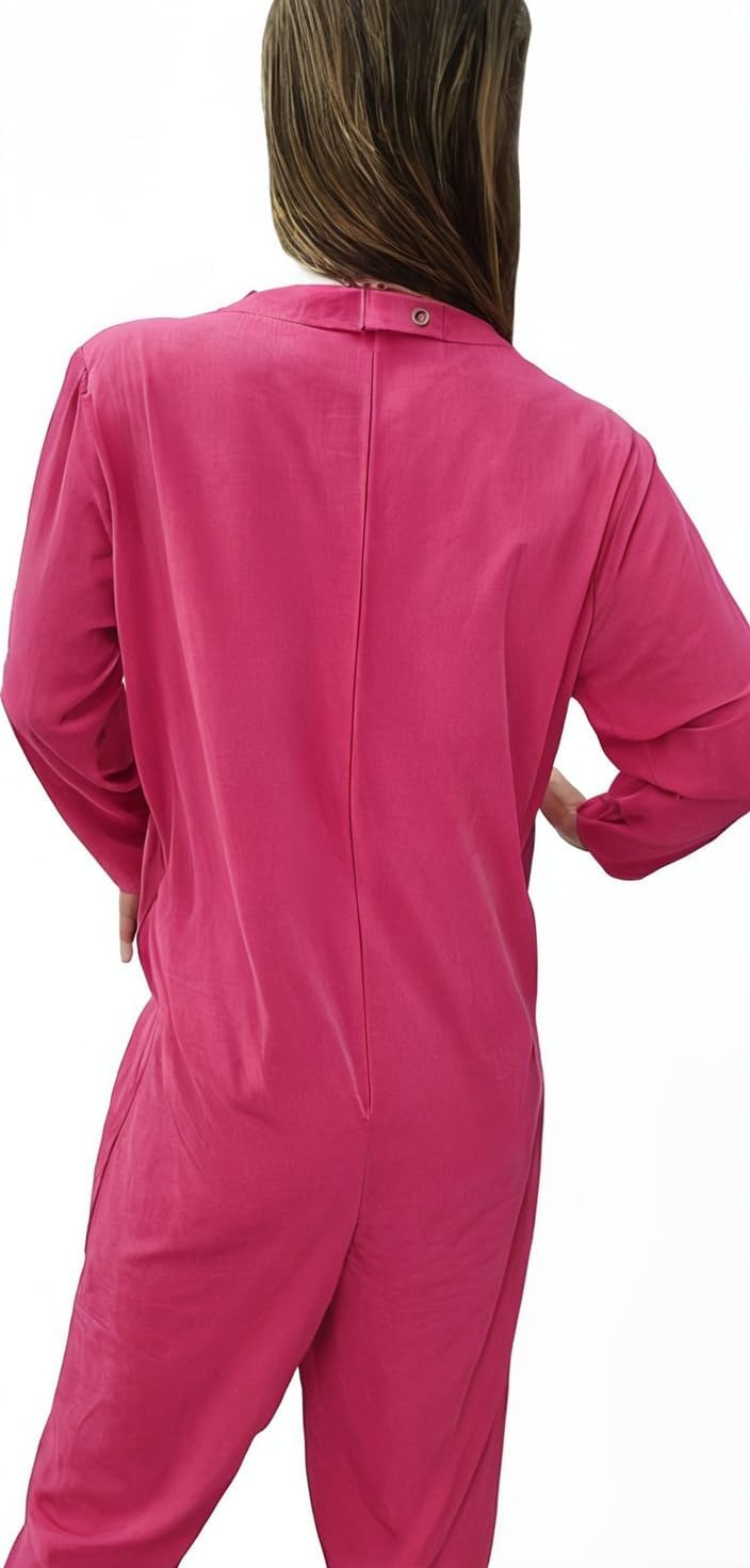 J & E Talit Inc. Womens Alzheimers Clothing - Alzheimer Anti-Strip Jumpsuit - Image 3