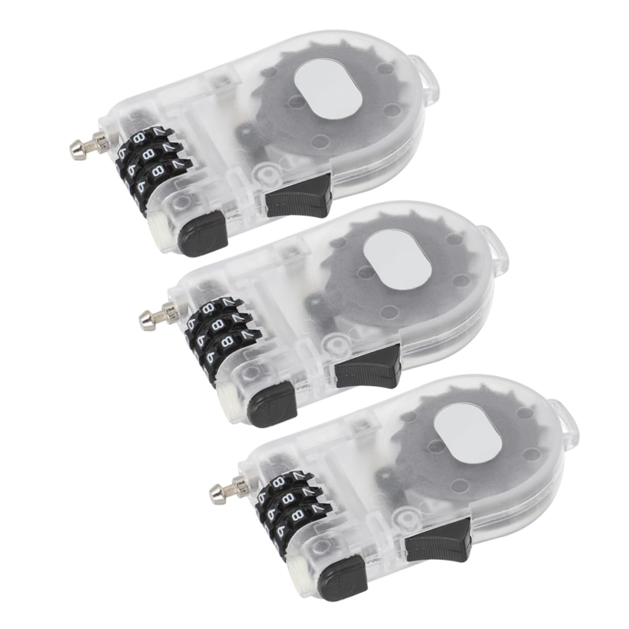 BESPORTBLE 6 Pièces Antivol Serrure À Combinaison Serrures De Vélo Serrure Codée Petite Serrure Sécurité Antivol De Vélo Équipement De Snowboard Ski Boost Lock Équipement De Snowboard
