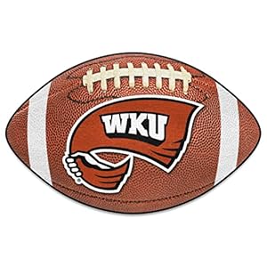 FANMATS 1324 Western Kentucky Hilltoppers Football Rug – 20.5in. x 32.5in. | Sports Fan Home Decor Rug and Tailgating Mat