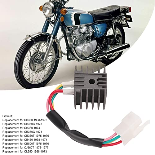 Aramox Regulador de tensão de retificador de motocicleta, retificador de tensão de motocicleta 31700