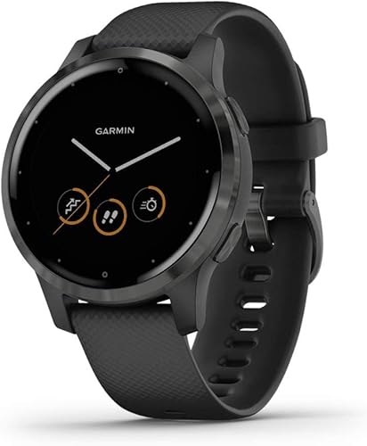 Garmin Vivoactive 4 reloj inteligente GPS cuenta con mĂşsica monitoreo de energĂa corporal entrenamientos animados sensores de pulso buey y más negro Garmin Vivoactive 4 reloj inteligente GPS cuenta con mĂşsica monitoreo de energĂa corporal entrenamientos animados sensores de pulso buey y más negro