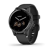 Garmin vivoactive 4, GPS Smartwatch, Features Music, Body Energy Monitoring, Animated Workouts, Pulse Ox Sensors and More, Black Black 45mm Smartwatch